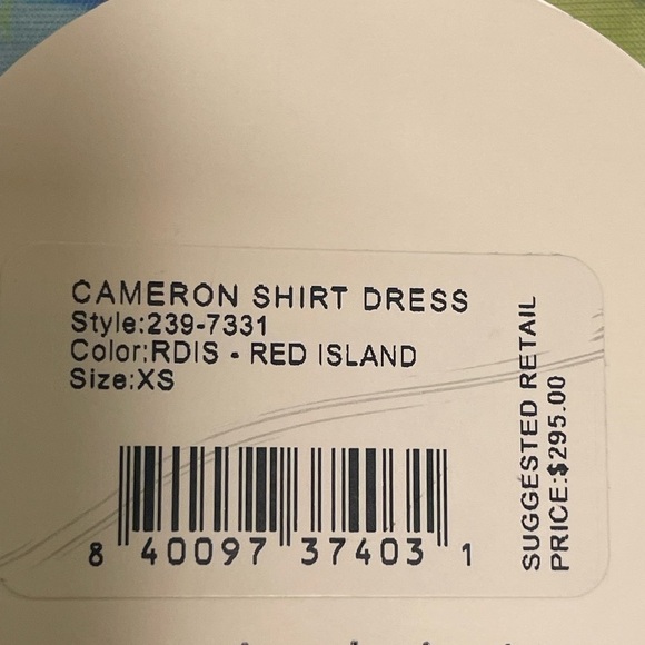 STAUD dress maxi NWT sz XS “Cameron” shirt dress island print - Picture 7 of 12